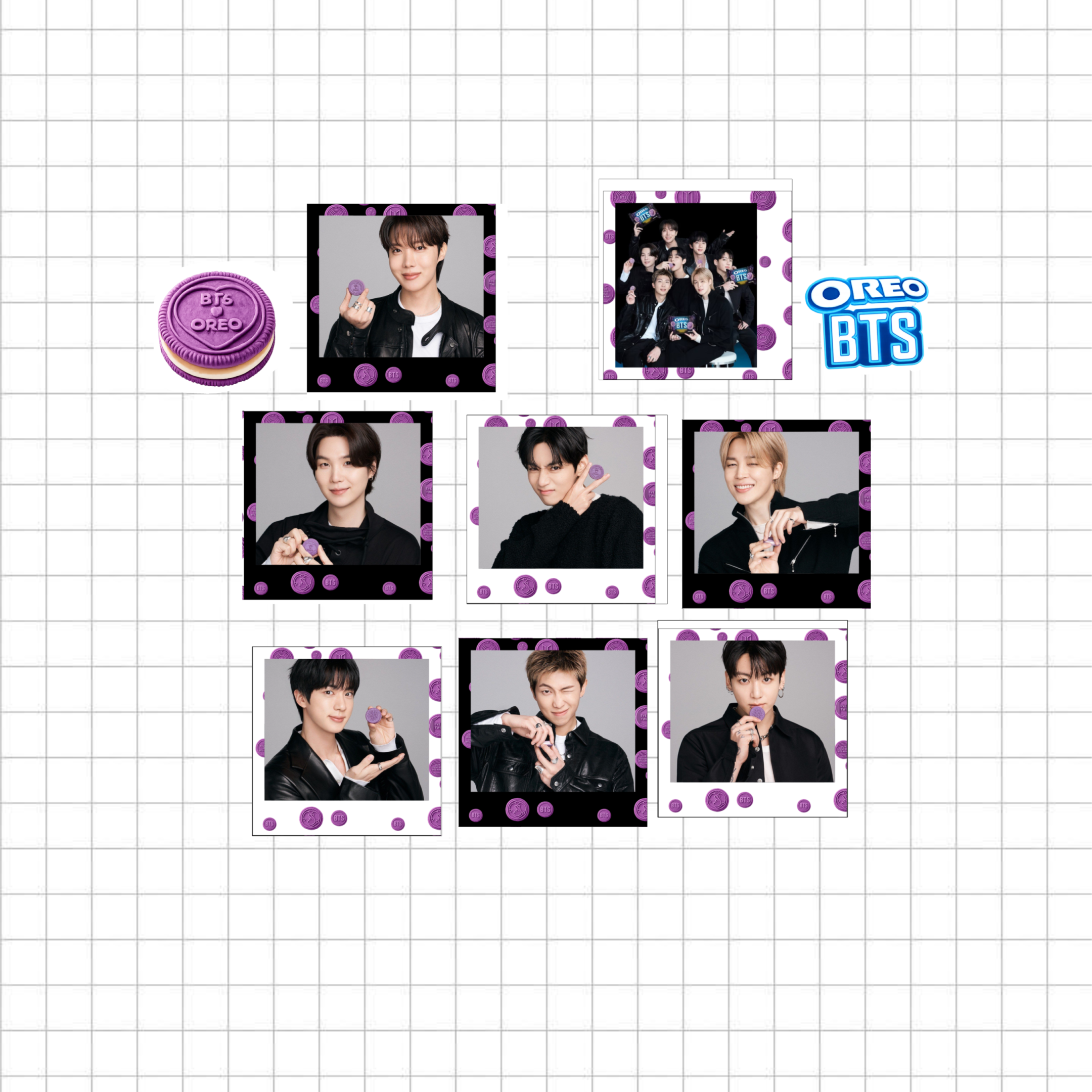 پک پولاروید اورئو Bts کد ۱
